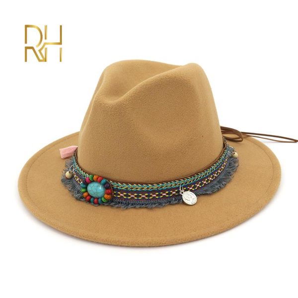 men women wide brim woolen felt fedora panama hat with belt buckle jazz trilby cap party formal hat mujer rh, Blue;gray
men women wide brim woolen felt fedora panama hat with belt buckle jazz trilby cap party formal hat mujer rh, Blue;gray
