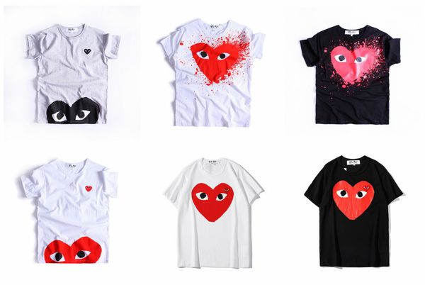 newst japan commes des garcons with 4 red heart print t-shirt heyplay men designer t shirt tees for summer unisex, Black;blue
newst japan commes des garcons with 4 red heart print t-shirt heyplay men designer t shirt tees for summer unisex, Black;blue