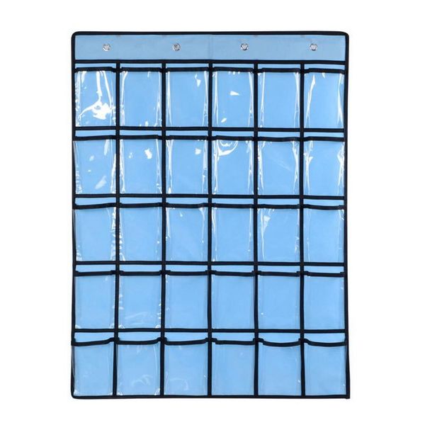 30 grid window mobile phone storage bag door wall wardrobe wall hanging bag socks finishing conference card pocket
30 grid window mobile phone storage bag door wall wardrobe wall hanging bag socks finishing conference card pocket
