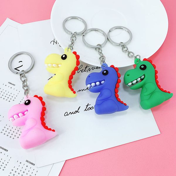 cute cartoon pvc dinosaur keychains for women home keychain car key ring bags charm pendant gifts fashion jewelry, Silver
cute cartoon pvc dinosaur keychains for women home keychain car key ring bags charm pendant gifts fashion jewelry, Silver