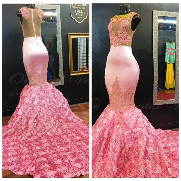 2019 sheer lace appliques mermaid beading sequins long prom dresses sleeveless custom luxurious special occasion party gowns evening gowns, Black
2019 sheer lace appliques mermaid beading sequins long prom dresses sleeveless custom luxurious special occasion party gowns evening gowns, Black