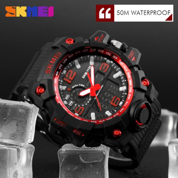 skmei new sports men watches big dial quartz digital watch for men led waterproof wristwatches, Slivery;brown
skmei new sports men watches big dial quartz digital watch for men led waterproof wristwatches, Slivery;brown