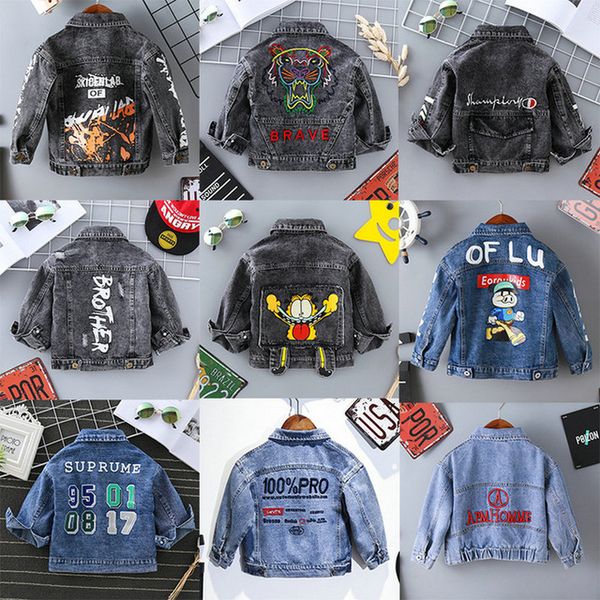 2019 new designer kids boys denim clothing jacket baby street jacket boys spring autumn denim outwear 3-8t, Blue;gray
2019 new designer kids boys denim clothing jacket baby street jacket boys spring autumn denim outwear 3-8t, Blue;gray