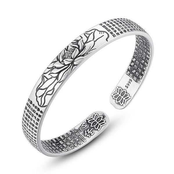 sangsy lotus sutra silver-plate brangle bracelet tibetan buddhist scriptures language female hand jewelry wholesale bracelet, Black
sangsy lotus sutra silver-plate brangle bracelet tibetan buddhist scriptures language female hand jewelry wholesale bracelet, Black