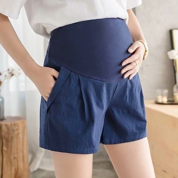 cotton maternity summer shorts high waist pants for pregnancy pregnant elastic waist shorts with pocket maternity casual pants, White
cotton maternity summer shorts high waist pants for pregnancy pregnant elastic waist shorts with pocket maternity casual pants, White