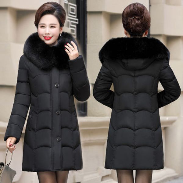 winter coat women's long jacket thick down cotton parka warm mother dress jacket, Tan;black
winter coat women's long jacket thick down cotton parka warm mother dress jacket, Tan;black