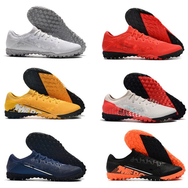 mens soccer shoes mercurial vapors 13 pro tf indoor soccer cleats cr7 cristiano ronaldo football boots us6.5-11, Black 
mens soccer shoes mercurial vapors 13 pro tf indoor soccer cleats cr7 cristiano ronaldo football boots us6.5-11, Black