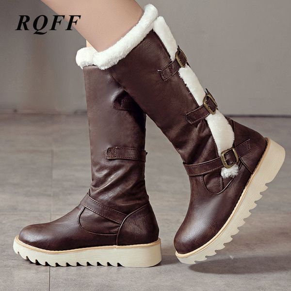 winter new mid calf boots women plus size warm snow boot pu leather round toe flat with black yellow brown faux fur shoes woman
winter new mid calf boots women plus size warm snow boot pu leather round toe flat with black yellow brown faux fur shoes woman
