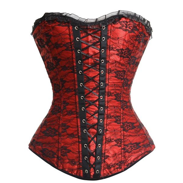 new ladies embroidery floral bustier corset black red purple clubwear party corselet for women waist trainer shaper, Black;white
new ladies embroidery floral bustier corset black red purple clubwear party corselet for women waist trainer shaper, Black;white
