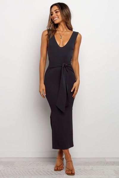 womens sleeveless tank knitted slim fit sold bodycon split long dress bodycon club party pencil dress belted, Black;gray
womens sleeveless tank knitted slim fit sold bodycon split long dress bodycon club party pencil dress belted, Black;gray