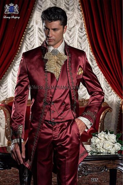 custom made men suits mandarin lapel groom tuxedos embroidery men wedding groomsmen ( jacket+vest+pants+tie ) e216, White;black
custom made men suits mandarin lapel groom tuxedos embroidery men wedding groomsmen ( jacket+vest+pants+tie ) e216, White;black