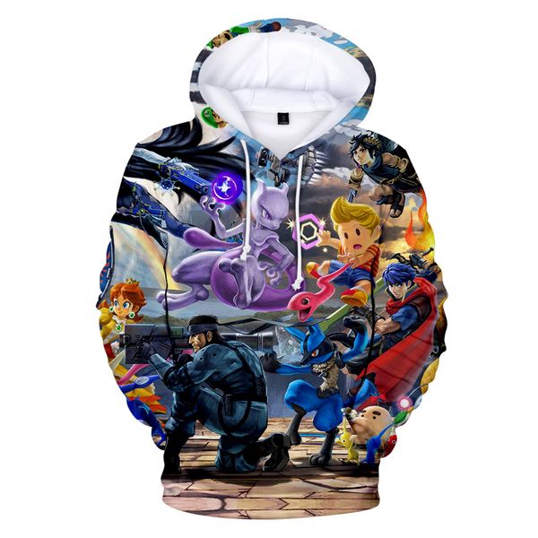 super smash bros. ultimate 3d hoodies men women sweatshirts fashion sweatshirts print 3d hoodie casual autumn boy's pullovers, Black 
super smash bros. ultimate 3d hoodies men women sweatshirts fashion sweatshirts print 3d hoodie casual autumn boy's pullovers, Black
