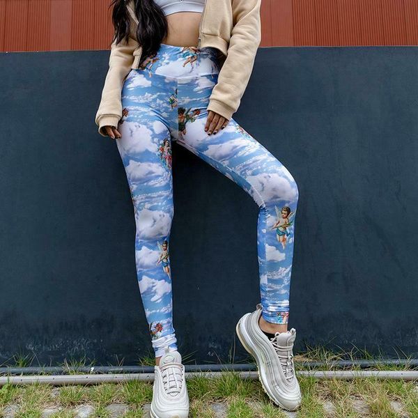 plus size high waist leggings cupid character print seamless long leggings push up sports fitness running stretchable legging, Black
plus size high waist leggings cupid character print seamless long leggings push up sports fitness running stretchable legging, Black