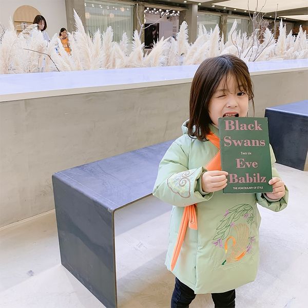 children's jacket coat down jacket female baby mid-long embroidery girl thickened coat chinese style down tang suit, Blue;gray
children's jacket coat down jacket female baby mid-long embroidery girl thickened coat chinese style down tang suit, Blue;gray