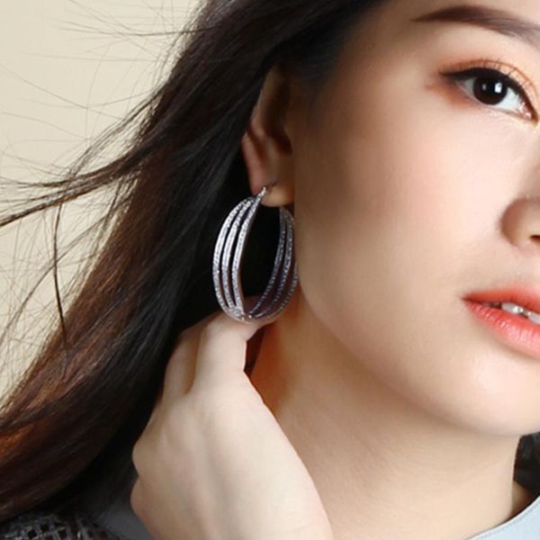40mm circle earrings setting stunning cubic zirconia crystal stones trendy jewelry round big hoop earrings for women, Golden;silver
40mm circle earrings setting stunning cubic zirconia crystal stones trendy jewelry round big hoop earrings for women, Golden;silver