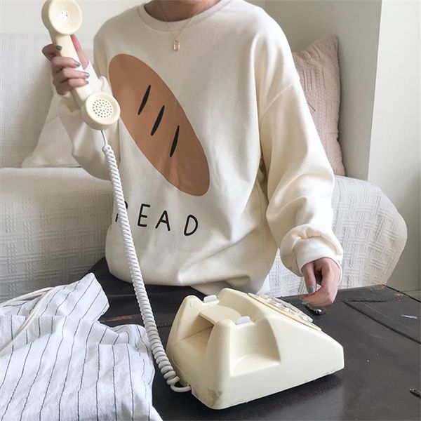 2019 women's sweatshirts japanese harajuku ulzzang college loose bread letter sweatshirt female korean kawaii clothing for women, Black
2019 women's sweatshirts japanese harajuku ulzzang college loose bread letter sweatshirt female korean kawaii clothing for women, Black