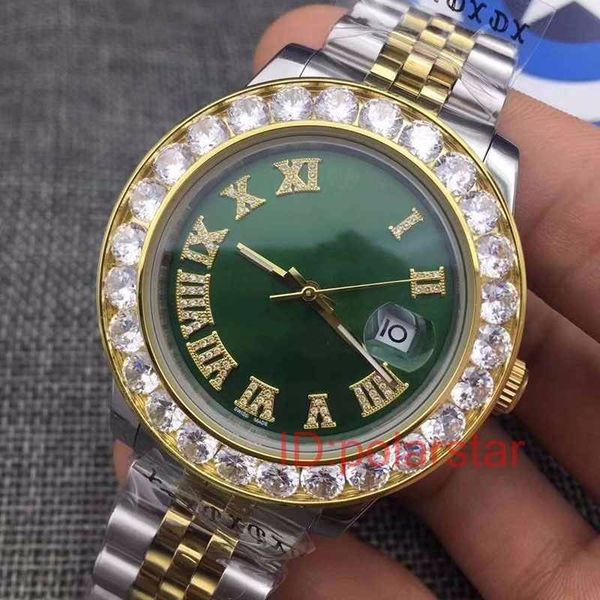 luxury mens watches gold president stainless iced out diamond bezel designer automatic 2813 watch datejsut wristwatches, Slivery;brown
luxury mens watches gold president stainless iced out diamond bezel designer automatic 2813 watch datejsut wristwatches, Slivery;brown