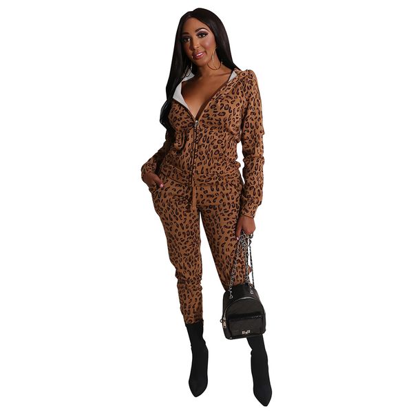 designer women clothes fashion leopard 2 piece pants tracksuits for women hoodie zipper hooded lapel neck slim bodycon 2 pcs outfits set, White
designer women clothes fashion leopard 2 piece pants tracksuits for women hoodie zipper hooded lapel neck slim bodycon 2 pcs outfits set, White