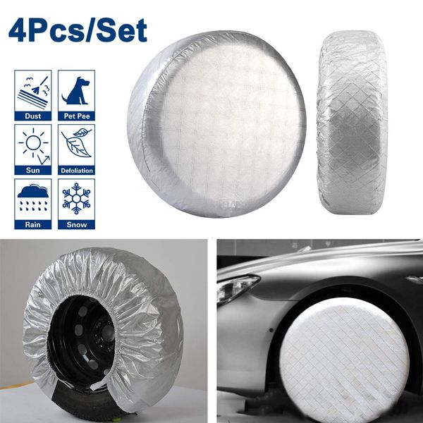 4pcs spare tire cover case polyester winter summer car tires storage bag automobile tyre accessories vehicle wheel protector
4pcs spare tire cover case polyester winter summer car tires storage bag automobile tyre accessories vehicle wheel protector