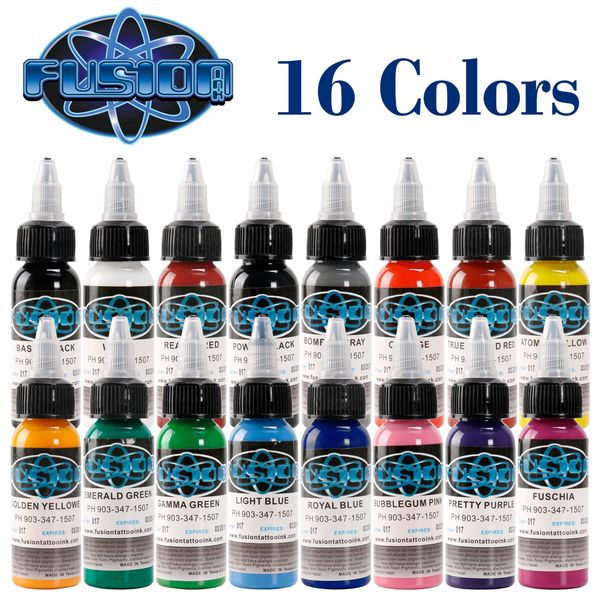 authentic tattoo equipment integrates tattoo color 16 colors, 30 ml fusion tattoo ink
authentic tattoo equipment integrates tattoo color 16 colors, 30 ml fusion tattoo ink