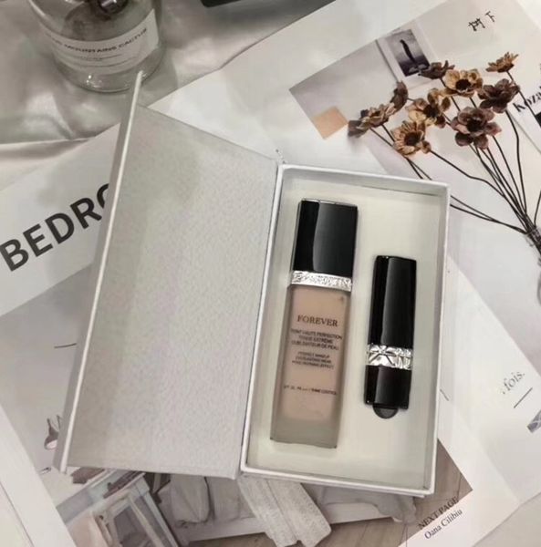 Brand Makeup Liquid fond de teint Foundation 30ml + Matte Lipstick Waterproof rouge a levre Lip Gloss Color 520# 2pcs in 1 Set
Brand Makeup Liquid fond de teint Foundation 30ml + Matte Lipstick Waterproof rouge a levre Lip Gloss Color 520# 2pcs in 1 Set