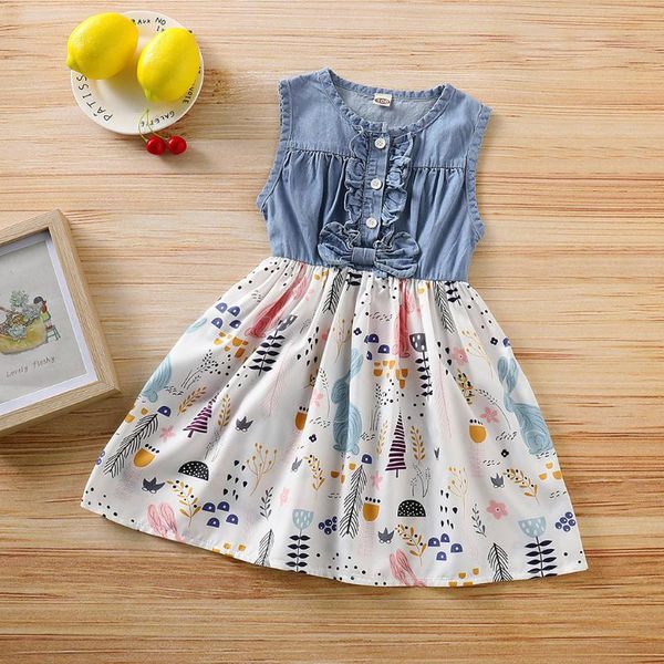 sale girls summer dresses 2020 fashion sleeveless easter day denim splice print dresses clothes vestido infantil, Red;yellow
sale girls summer dresses 2020 fashion sleeveless easter day denim splice print dresses clothes vestido infantil, Red;yellow