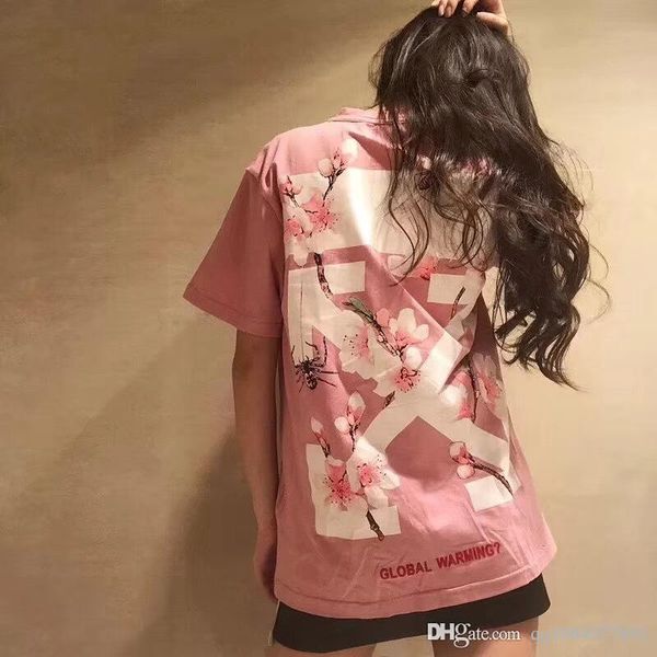 2019 summer new pink printed short-sleeved women's t-shirt womens designer t shirts womens designer clothing, White
2019 summer new pink printed short-sleeved women's t-shirt womens designer t shirts womens designer clothing, White
