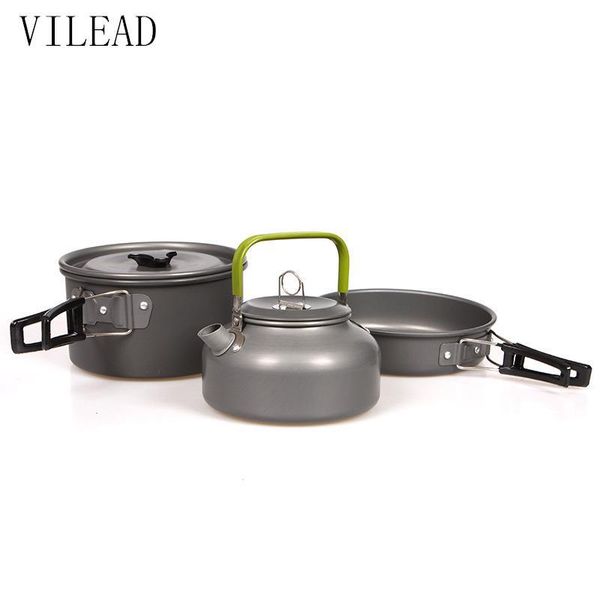 vilead portable camping pot pan kettle set aluminum alloy outdoor tableware cookware 3pcs set teapot cooking tool for picnic bbq
vilead portable camping pot pan kettle set aluminum alloy outdoor tableware cookware 3pcs set teapot cooking tool for picnic bbq