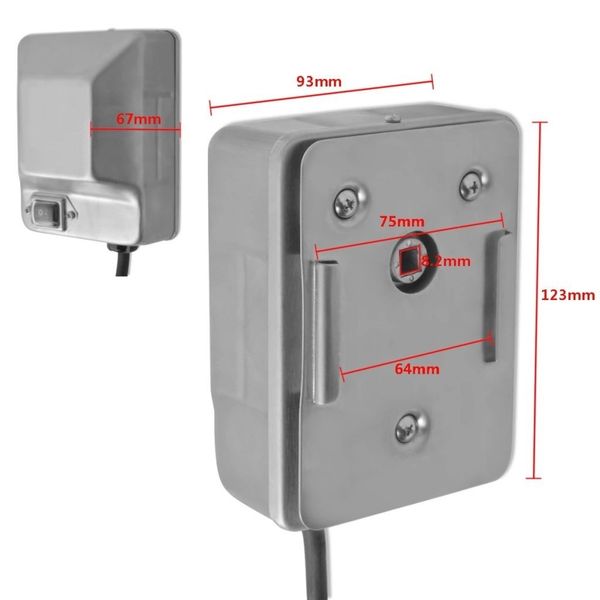 grill skewer motor stainless steel 4 w bbq tools accessories