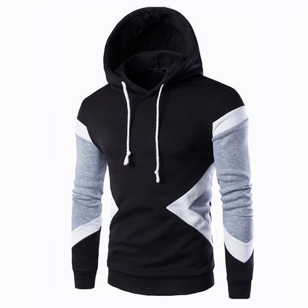 hee grand men's hooded 2018 new casual stitching multicolor design men popular confortable sweatshirt male asian size mww1487, Black
hee grand men's hooded 2018 new casual stitching multicolor design men popular confortable sweatshirt male asian size mww1487, Black