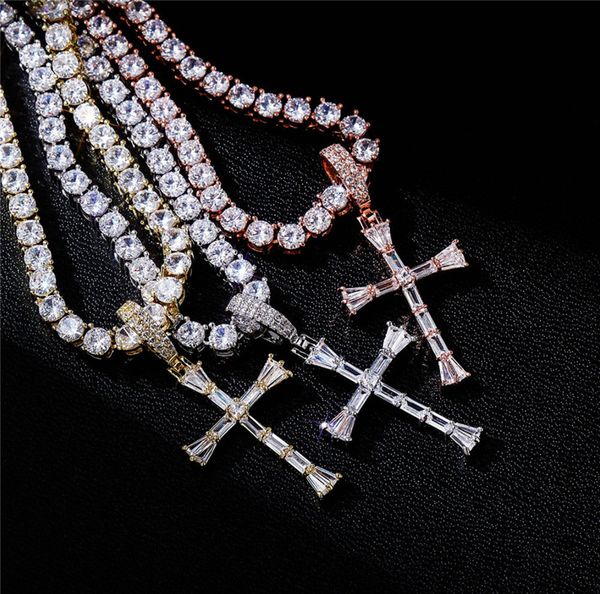 new fashion hip hop necklace gold silver color full cz cross pendant with rope tennis chain gift
new fashion hip hop necklace gold silver color full cz cross pendant with rope tennis chain gift