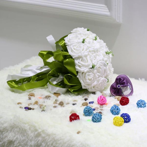 wedding bouquet pe rose artificial flower bouquets wedding decorative bridesmaid flower bouquet crystal pearl
wedding bouquet pe rose artificial flower bouquets wedding decorative bridesmaid flower bouquet crystal pearl