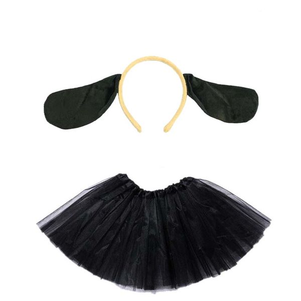black animal costume dog cosplay head wear headband with tutu skirt kids children party props halloween carnival birthday gift, Black;red
black animal costume dog cosplay head wear headband with tutu skirt kids children party props halloween carnival birthday gift, Black;red