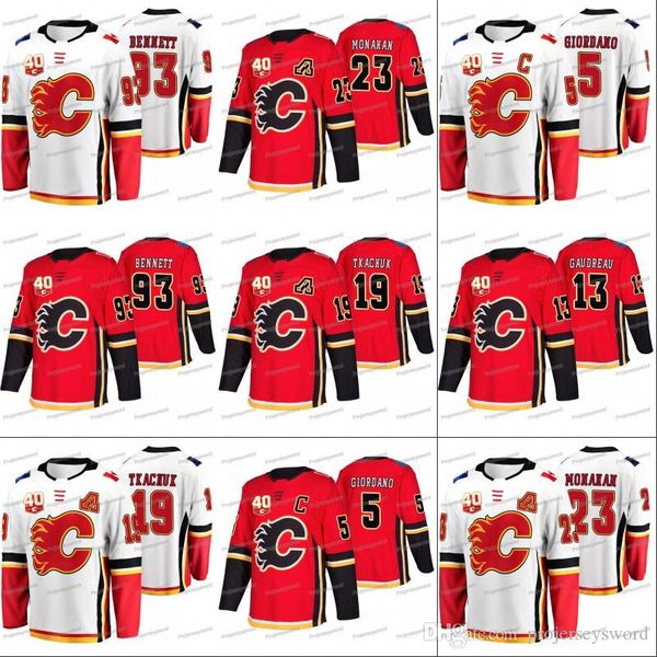 Calgary Flames 40th Anniversary Jersey Matthew Tkachuk Johnny Gaudreau Sean Monahan Sam Bennett Mark Giordano Austin Czarnik Noah Hanifin
Calgary Flames 40th Anniversary Jersey Matthew Tkachuk Johnny Gaudreau Sean Monahan Sam Bennett Mark Giordano Austin Czarnik Noah Hanifin