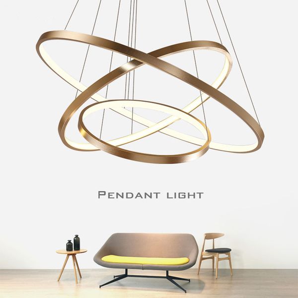 Je gold black white color modern pendant light for living room dining room 4 3 2 circle ring led lighting ceiling lamp fixture 
Je gold black white color modern pendant light for living room dining room 4 3 2 circle ring led lighting ceiling lamp fixture