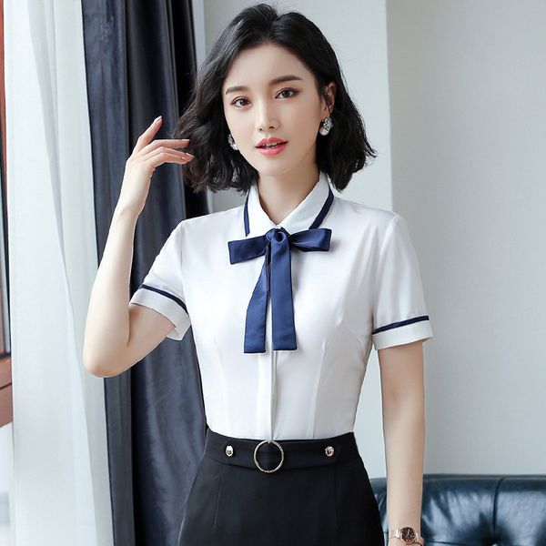 short sleeve white shirt woman self-cultivation ol occupation shirt will code business affairs correct dress dress jacket, Black;brown
short sleeve white shirt woman self-cultivation ol occupation shirt will code business affairs correct dress dress jacket, Black;brown