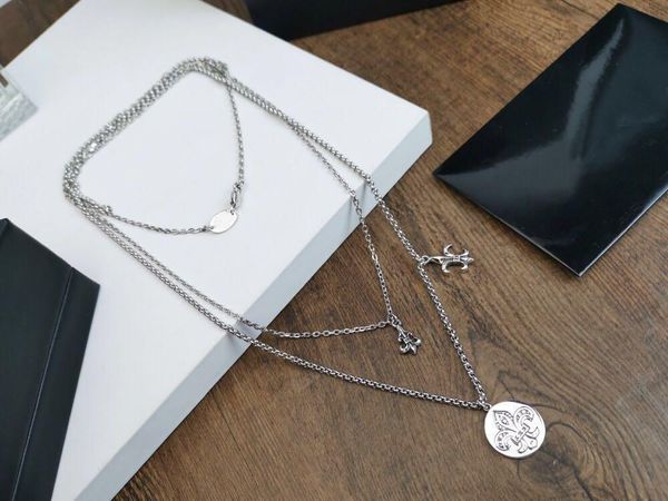 fashion brand ch cross double-layer designer necklace for lady design mans and women party wedding lovers gift luxury hip hop jewelry, Silver
fashion brand ch cross double-layer designer necklace for lady design mans and women party wedding lovers gift luxury hip hop jewelry, Silver