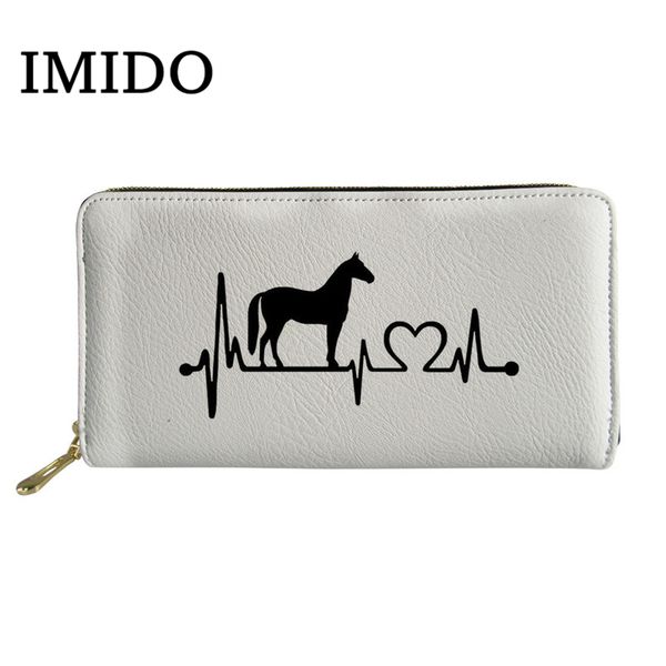 imido black white wallet women luxury pu purse heartbeat horse design long wallets for casual ladies girls card cases bags 2019, Red;black
imido black white wallet women luxury pu purse heartbeat horse design long wallets for casual ladies girls card cases bags 2019, Red;black