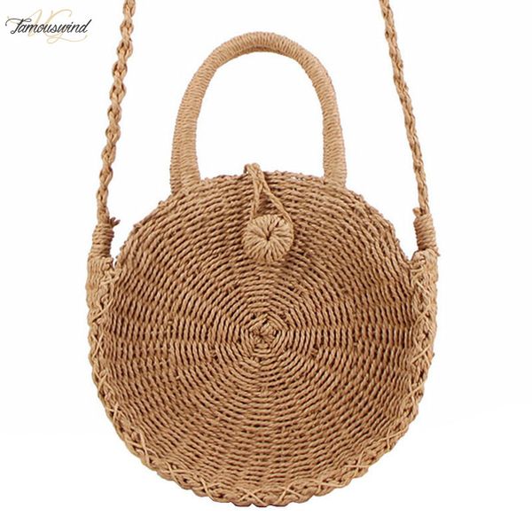 round straw bag handmade rattan woven vintage straw rope knitted women straw crossbody handbag summer beach bag bohemia
round straw bag handmade rattan woven vintage straw rope knitted women straw crossbody handbag summer beach bag bohemia