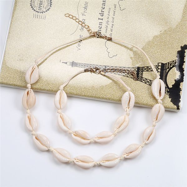 charm bracelets fashion necklace seashell bohemia women boho jewelry rope chain woven beach set accessories couple gift travel, Golden;silver
charm bracelets fashion necklace seashell bohemia women boho jewelry rope chain woven beach set accessories couple gift travel, Golden;silver