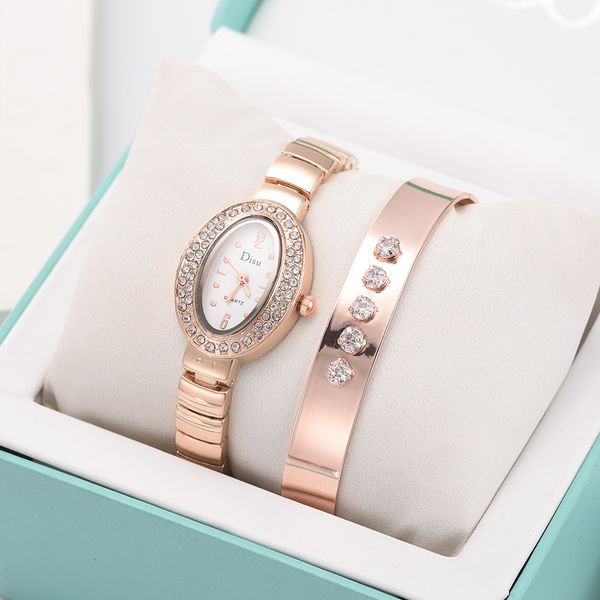 light luxury lady temperament watch bracelet set chain watch birthday gift bracelet ladies ladies wristwatch, Slivery;brown
light luxury lady temperament watch bracelet set chain watch birthday gift bracelet ladies ladies wristwatch, Slivery;brown