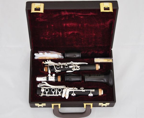 professional africa black ebony wood wooden clarinet 18 key silver nickel with new case
professional africa black ebony wood wooden clarinet 18 key silver nickel with new case