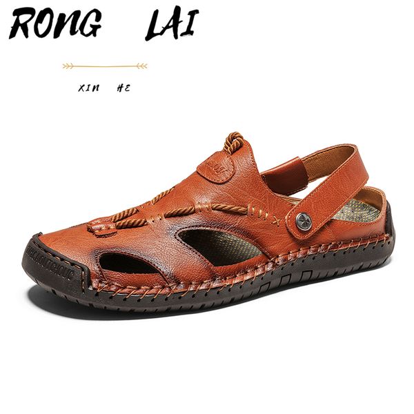 summer leather men's casual sandals soft bottom shoes outdoor beach shoes outdoor slippers 38-48 wading river
summer leather men's casual sandals soft bottom shoes outdoor beach shoes outdoor slippers 38-48 wading river
