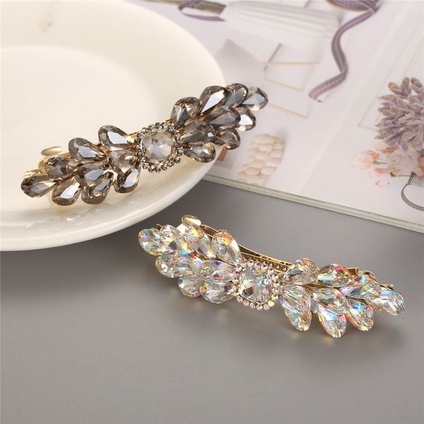 2019 new fashion women girls grade crystal rhinestone hairpins bow knot barrettes shine hair clip clamp hair accessories, Golden;white
2019 new fashion women girls grade crystal rhinestone hairpins bow knot barrettes shine hair clip clamp hair accessories, Golden;white