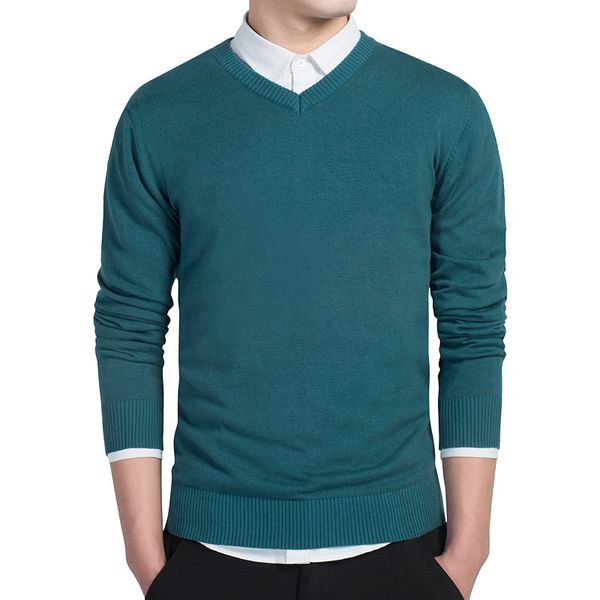 sweater autumn winter men pure color sweater pullovers simple fashion cotton knitted v neck jumpers thin male knitwear, White;black
sweater autumn winter men pure color sweater pullovers simple fashion cotton knitted v neck jumpers thin male knitwear, White;black