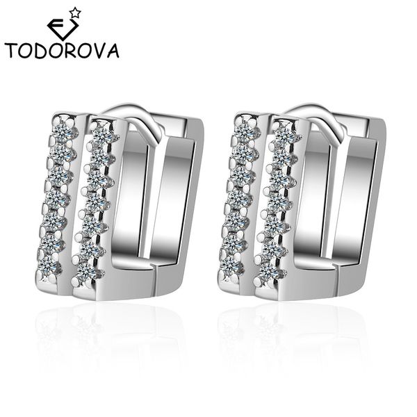 todorova dazzling cz crystal square small hoop earrings for women cubic zircon stone earrings wedding brides jewelry, Golden;silver
todorova dazzling cz crystal square small hoop earrings for women cubic zircon stone earrings wedding brides jewelry, Golden;silver