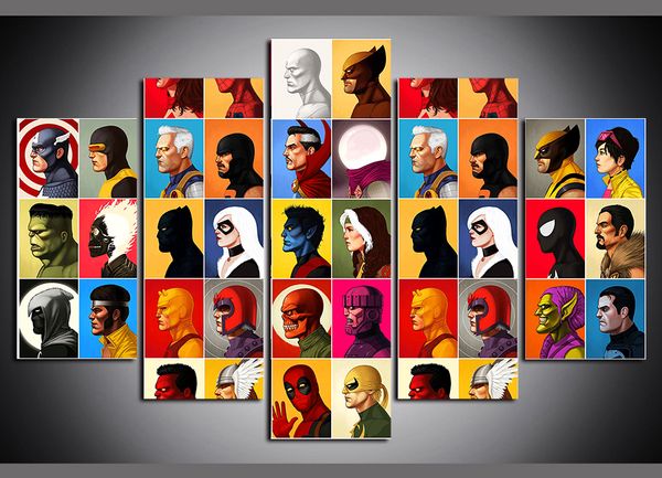 5 panels anime super hero portrait modern artworks giclee canvas wall art for home wall decor abstract poster canvas print oil painting
5 panels anime super hero portrait modern artworks giclee canvas wall art for home wall decor abstract poster canvas print oil painting