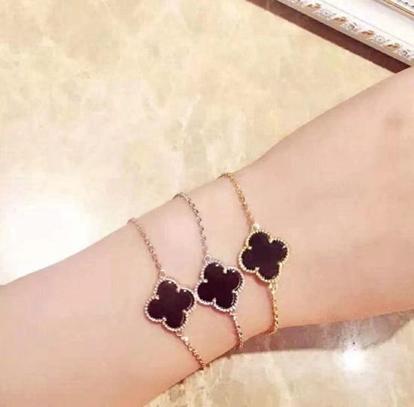 Роскошные браслеты 18k Клевер браслеты белый драгоценный камень Шарм браслеты жен
Роскошные браслеты 18k Клевер браслеты белый драгоценный камень Шарм браслеты жен