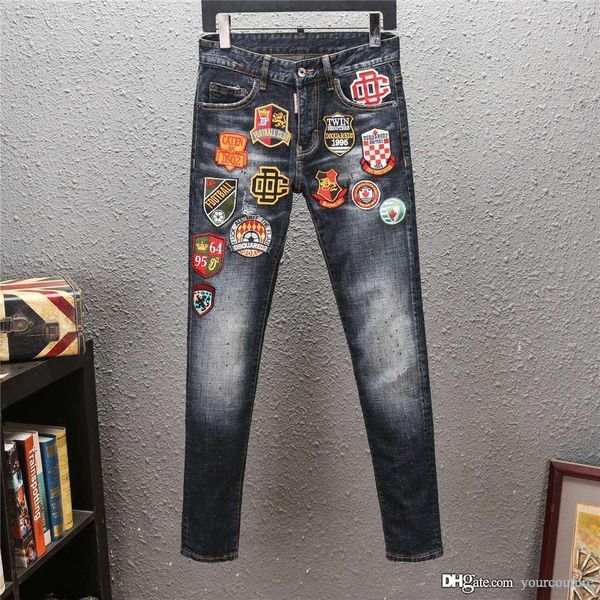 2020 мужские дизайнерские джинсы мужчин slim fit мотоциклов для mens vintage проблемные denim jean брюки хип-хоп мужчин на роскошь дизайнер, Blue
2020 мужские дизайнерские джинсы мужчин slim fit мотоциклов для mens vintage проблемные denim jean брюки хип-хоп мужчин на роскошь дизайнер, Blue