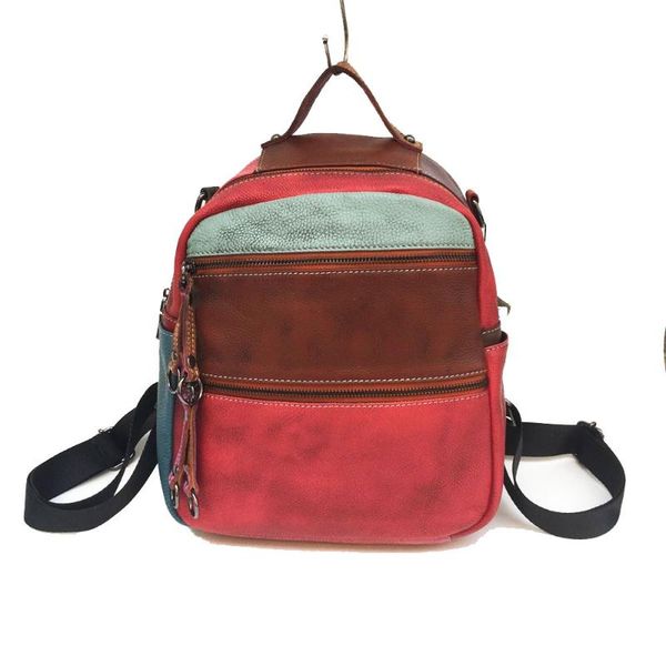 new genuine leather handbag hand-painted backpack large retro women's bag
new genuine leather handbag hand-painted backpack large retro women's bag